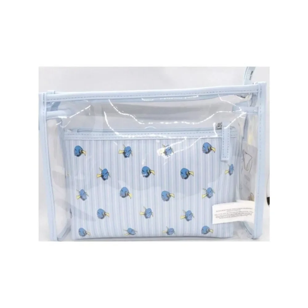Disney Pixar Finding Nemo’s Dory Primark 2pc Cosmetic Toiletry Bag Set New